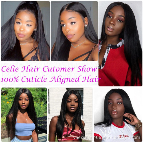 cheap wholesale Brazilian 100% Human Swiss HD Transparent Lace 5x5 Lace Glueless Virgin all density Hair Wigs for Black Women